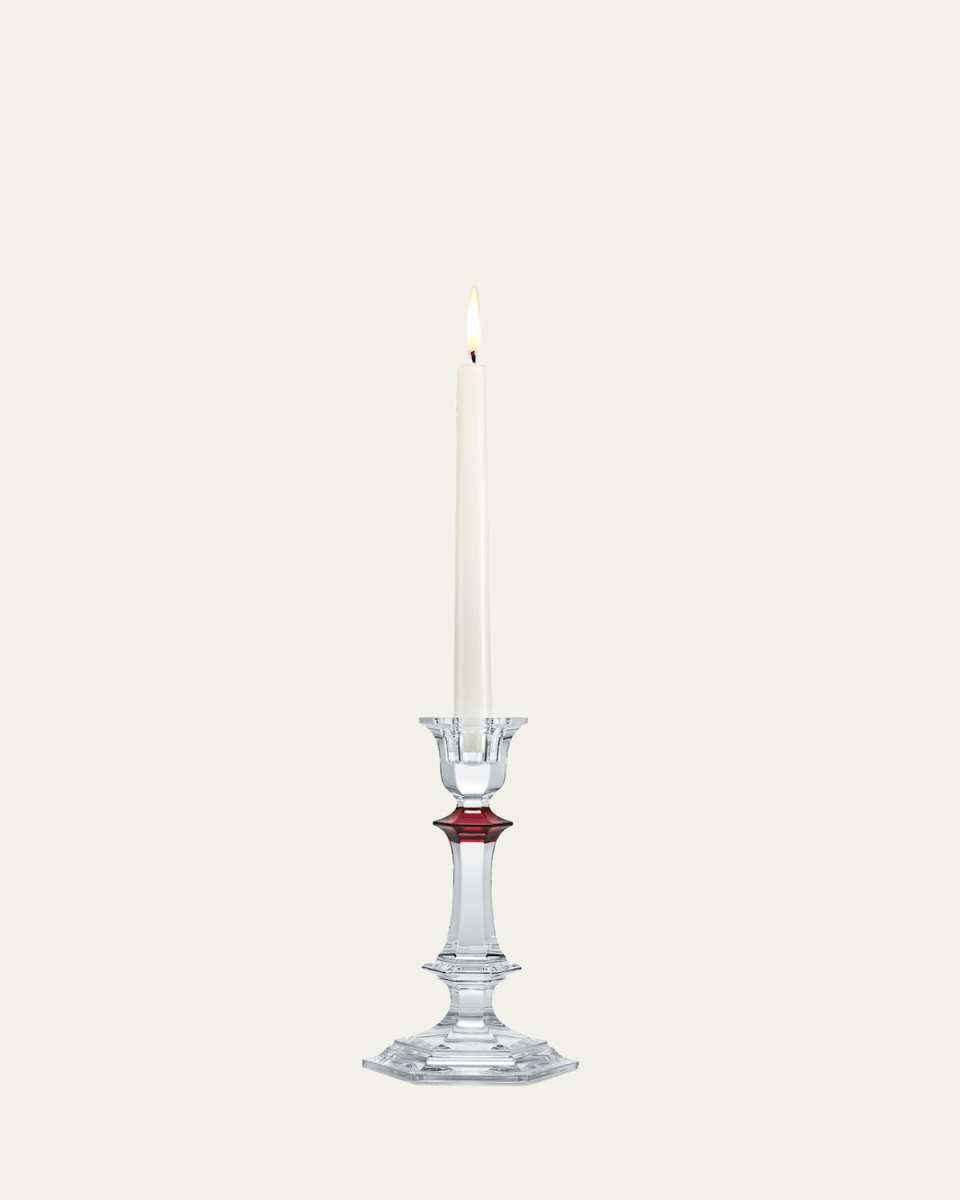 Harcourt Red Crystal Candlestick